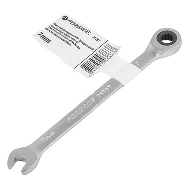 Ключ комбинированный трещоточный 7мм Forsage F-75707