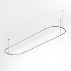 Основание ART-APRIORI-OVAL-ROD-800-4000x1000 (TN) (Arlight, IP20 Металл, 3 года) 054532