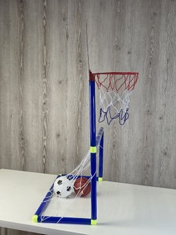 Игровой набор Футбольные ворота 72x36см, футбольный мяч