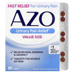 AZO, Облегчение боли органов мочеотделительной системы, 30 таблеток