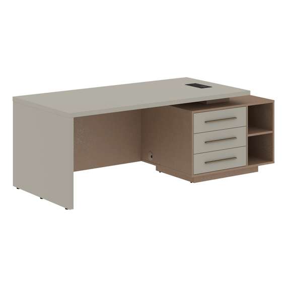 Стол руководителя с тумбой VCT 2190(R)  2100х900х750 VELION