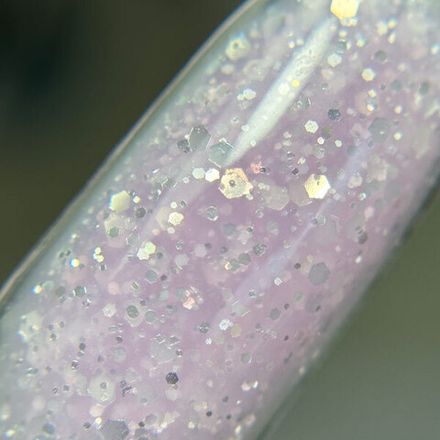 Grattol Gel Opal 05 - Гель светло-розовый с блестками, 15мл