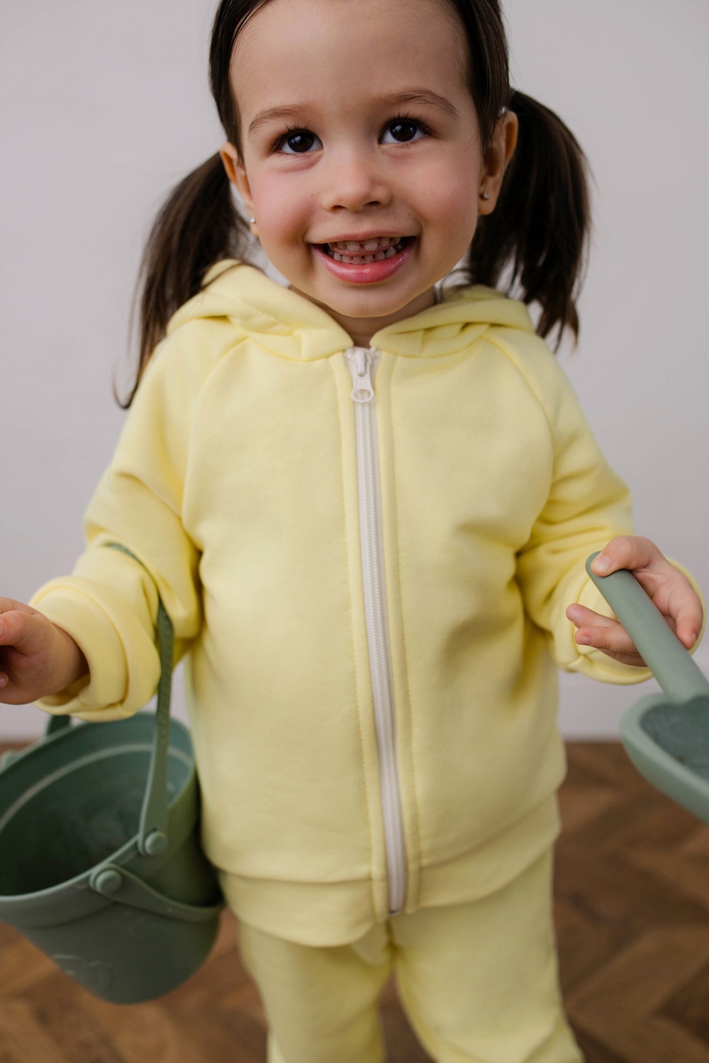 Костюм из футера петля (сливочное масло)