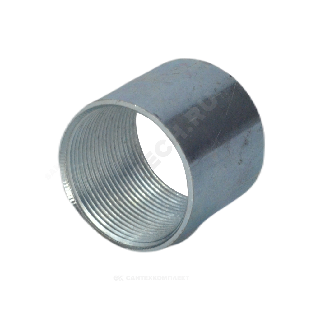 Муфта сталь оц Ду 40 1 1/2" ВР с фаской HJCX