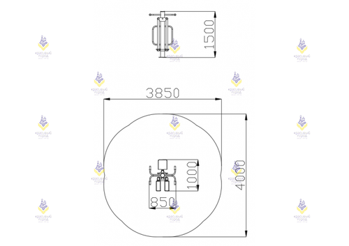 Уличный тренажер «Маятник + Раздельный маятник»