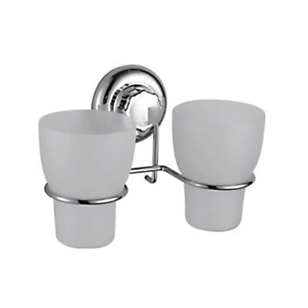 Держатель два стакана  Frap F3908 присоски