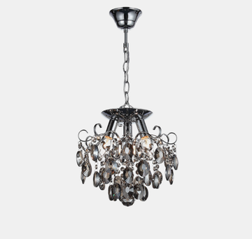 Люстра подвесная 3*E14 SL846.102.03 тёмный хром/тонированный чёрный Orecchini ST-Luce