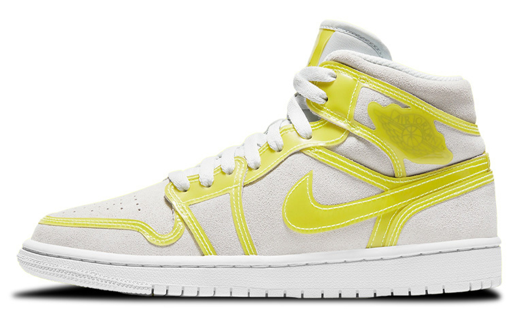 Кроссовки Jordan Air Jordan 1 Mid Lx "Opti Yellow" (Женская размерная сетка)