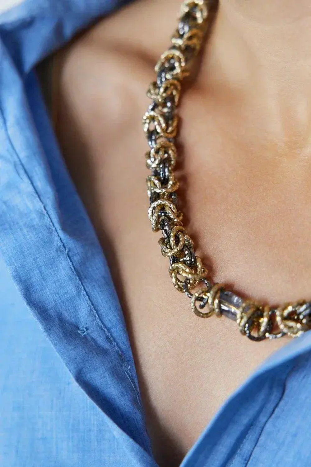 HMG 1192 Gl/bl Колье  арт.2500