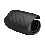 Черный мастурбатор с вибростимуляцией головки Black Glans Trainer