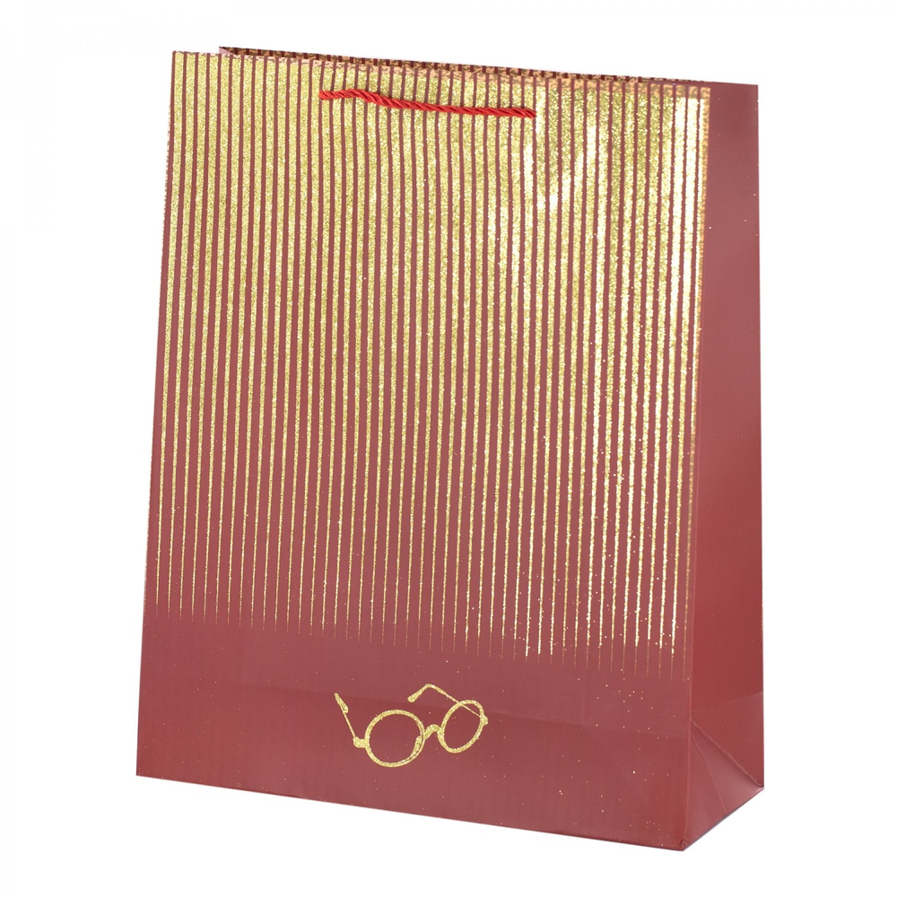 Пакет подарочный бумажный Alingar, (XL) 31х40х12 см, вертикальный, "Для него", матов. ламинация, глиттер, ассорти