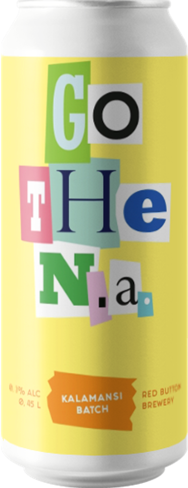Пиво Рэд Баттон Го Зе Н.Эй. Каламанси Батч Безалкогольное / Red Button Go The N.A. Kalamansi Batch 0.45 - банка