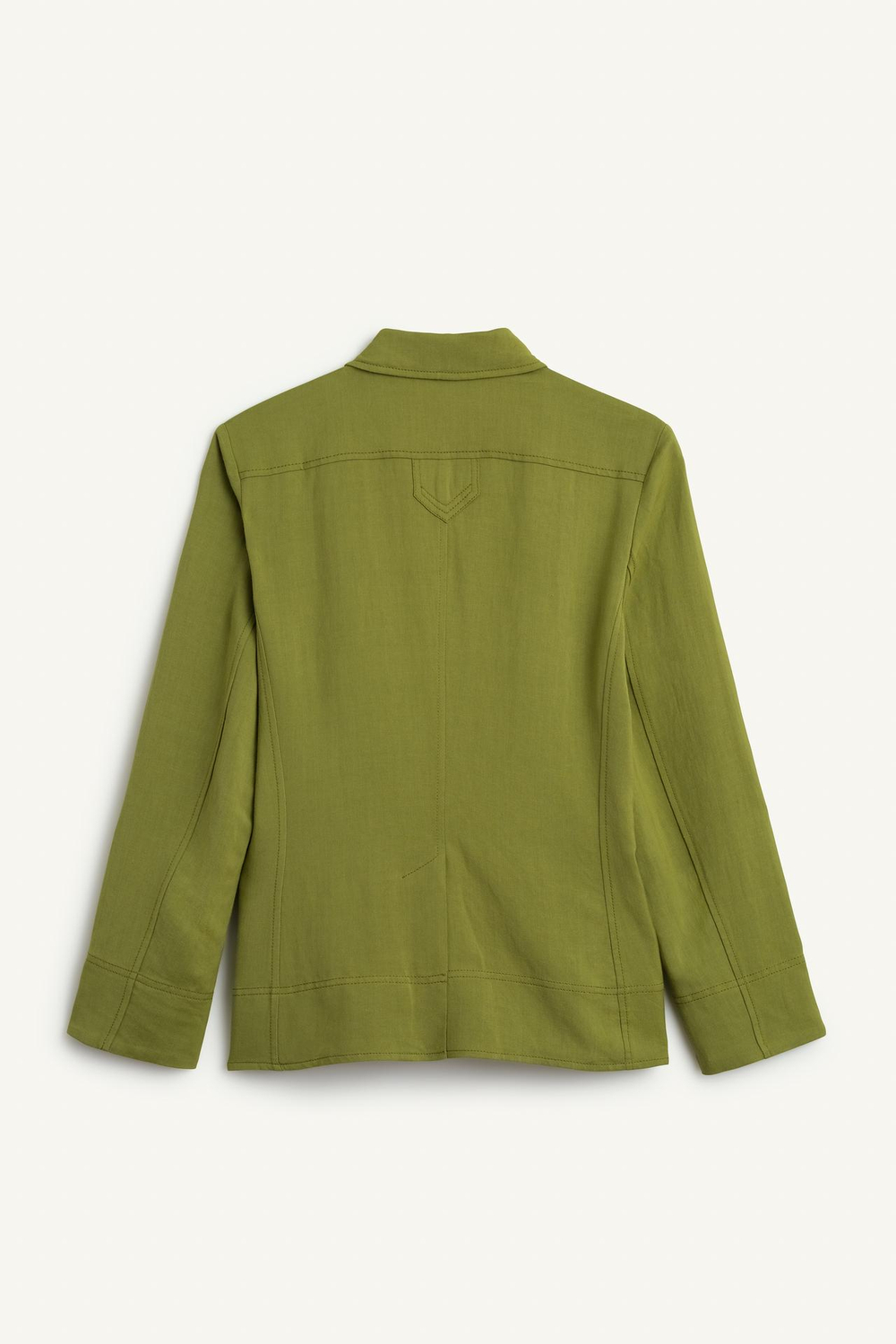 ZARA БЛЕЙЗЕР ИЗ СМЕСОВОГО ЛЬНА, ЗЕЛЕНЫЙ