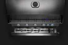 Встраиваемый газовый гриль Napoleon Big-38, 6 горелок, вертел