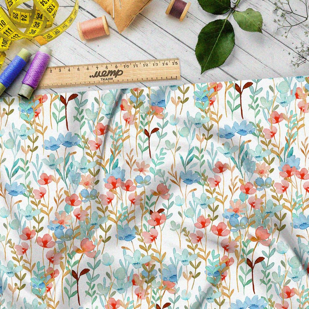 Ткань блэкаут густое полупрозрачное поле