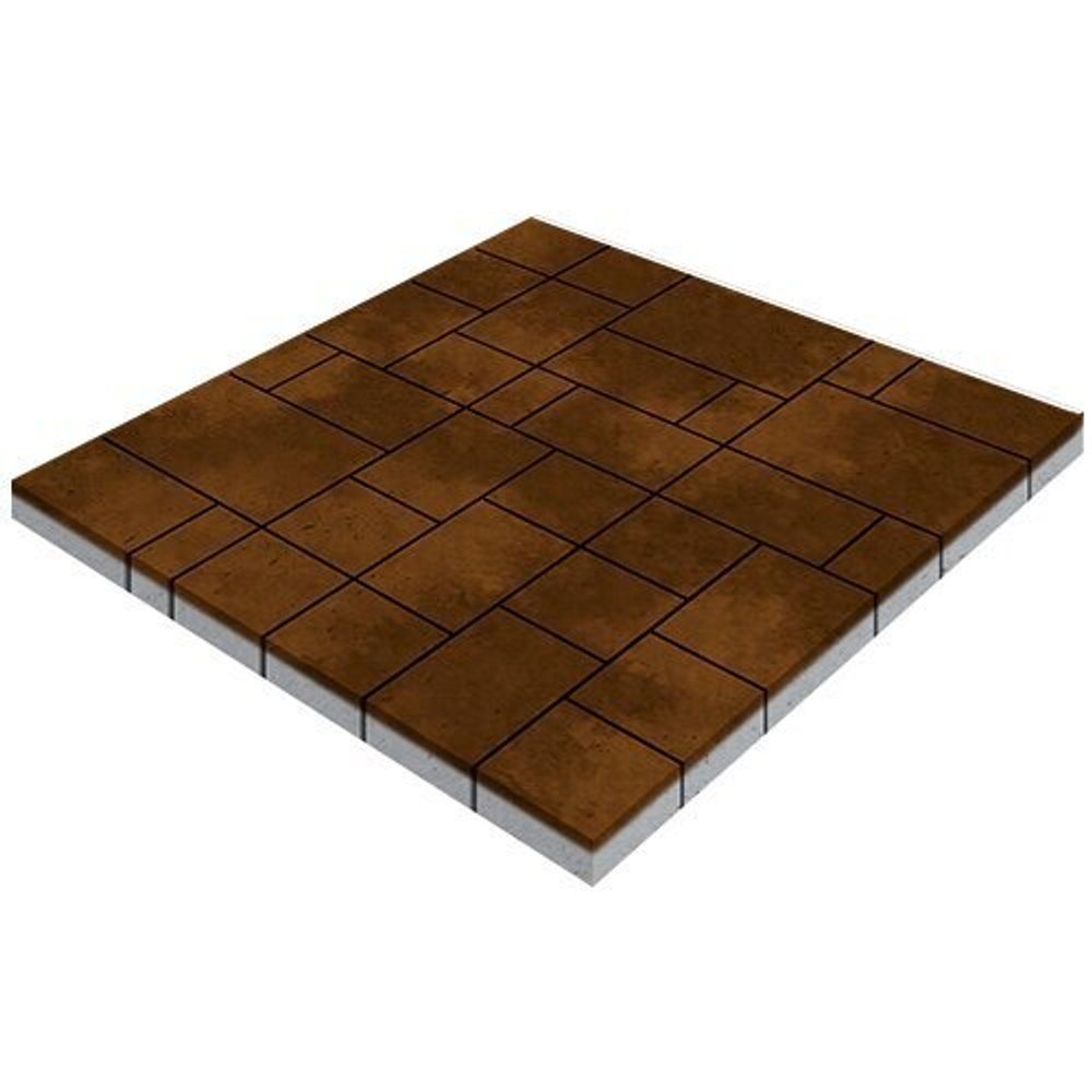 Тротуарная плитка Инсбрук Альпен, 60 мм, ColorMix Бомонт, гладкая