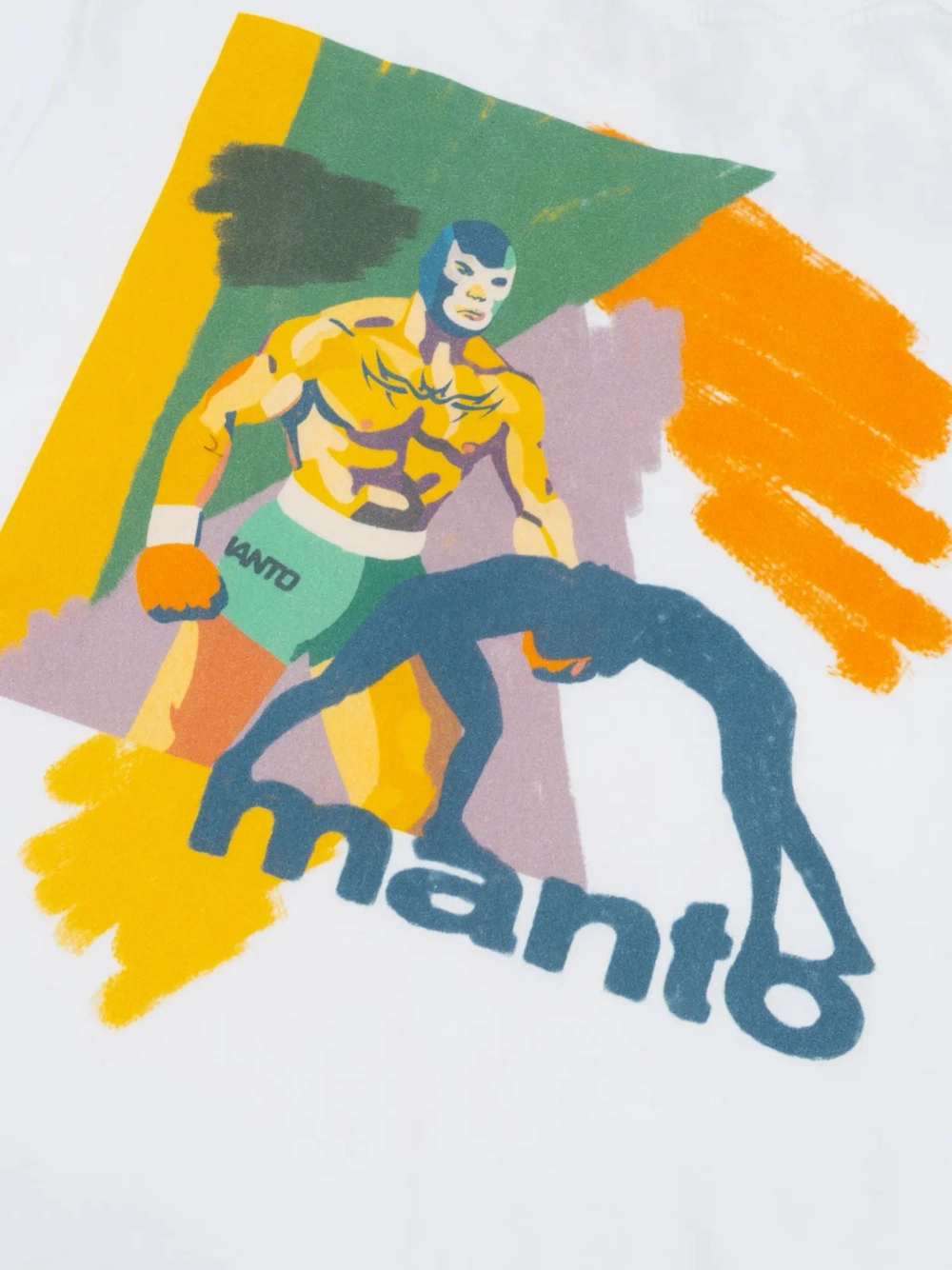 Футболка MANTO LUCHADOR белая