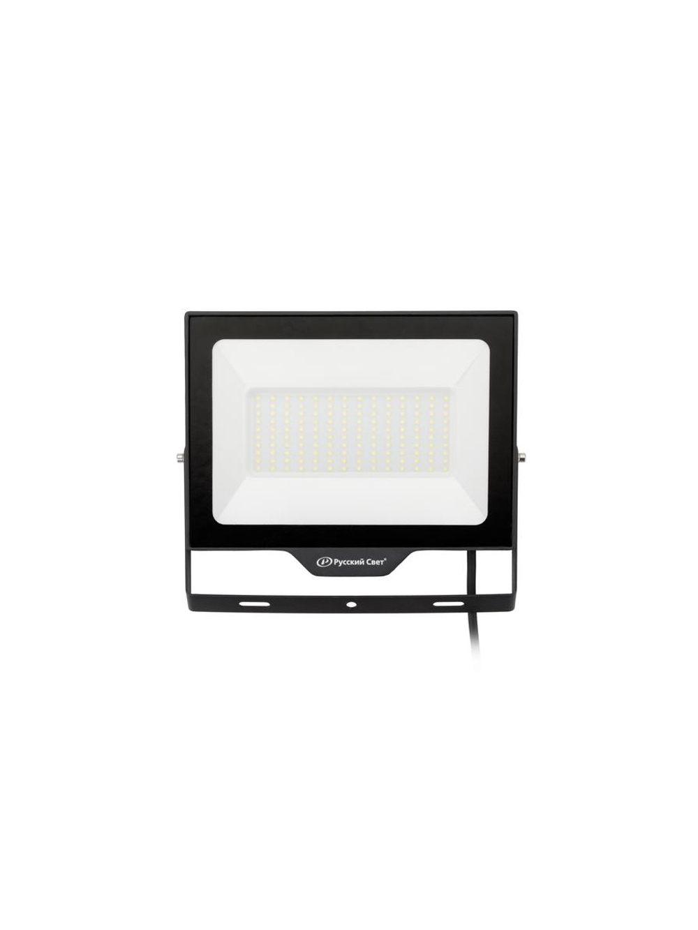 Прожектор светодиодный СДО FL 10 C 100W VW 865 BK CL 277х220х30мм 100Вт 6500К IP65 уличный черн. Русский Свет 15081023056
