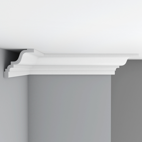 Плинтус потолочный гладкий Decomaster 96271 135х142х2400мм