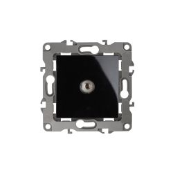 12-3101-06 ЭРА Розетка TV одиночная, IP20, Эра12, чёрный