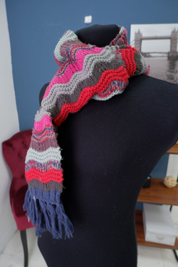 Шарф вязаный