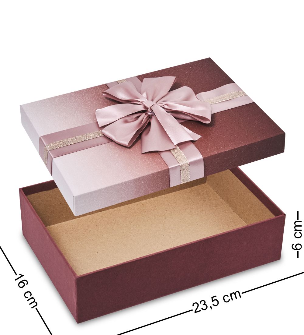 WF-165-A Набор коробок из 3 шт, бордовый