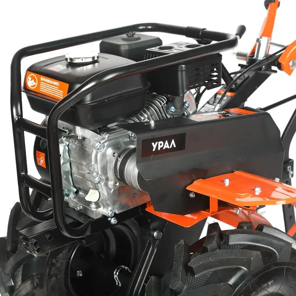 Мотоблок бензиновый Patriot Урал (колеса Extreme), 440107581