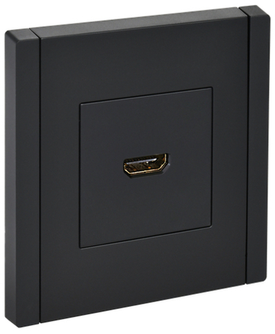 FORTE&PIANO Розетка HDMI FP140 черный IEK