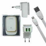 СЗУ 12W с кабелем lightning 2USB-A A2205 LDNIO CN