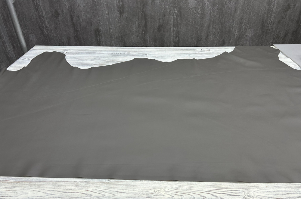 Моринга цв. Серый / Moringa Grain Grey, толщ. 1,1-1,3 мм, натуральная кожа
