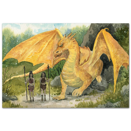 Золотой дракон Виллентретенмерт и зерриканки (по "Ведьмаку")