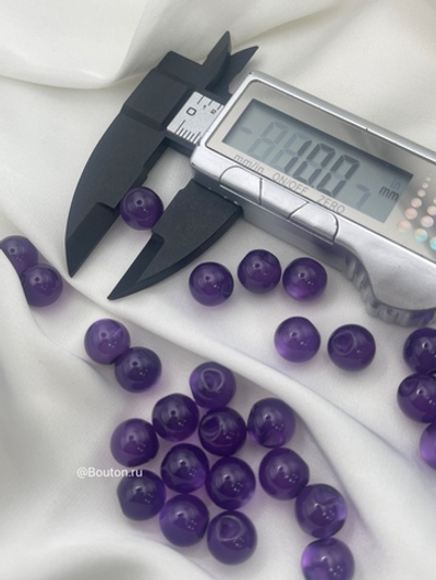 Пуговицы лунные фиолетовые на скрытой ножке