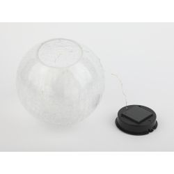 ERASF08-25 ЭРА Садовый светильник Шар на солнечной батарее, 20 LED 20 cм