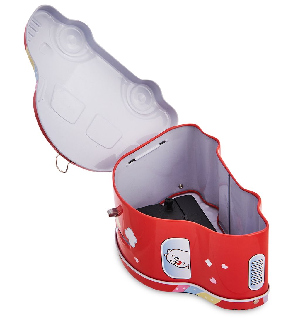 BX- 81/1 Метал. копилка с часами «Машина»