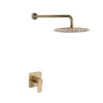 Встраиваемый смеситель для душа с тропическим душем ALEXIA K3618012OC золото