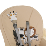 PITUSO Стул для кормления Mimi Beige/Бежевый, ECO-кожа