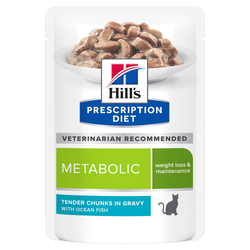 Hill's Prescription Diet Metabolic Пауч для кошек (Океаническая рыба)