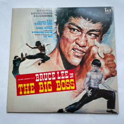 Винтажная виниловая пластинка LP Брюс Ли Большой Босс, Joseph Koo Wang Fu Ling The Big Boss (Япония 1974) (Без Оби)