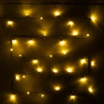 Гирлянда для дома 3,5м 36 ламп LED зелёный пров.,8 реж, IP-20, Теплый белый