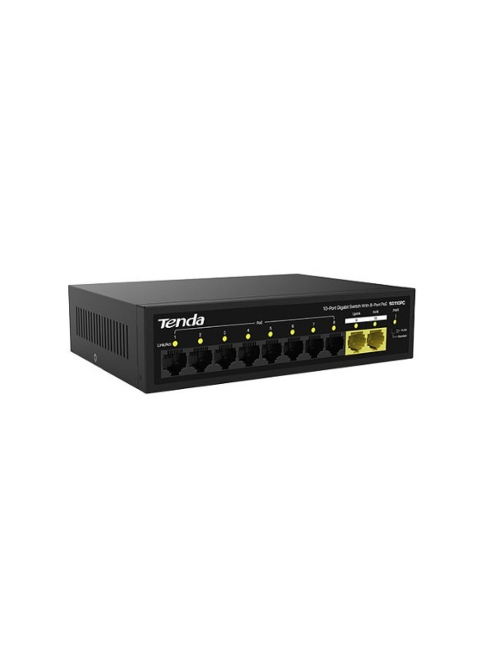 TENDA SG110PC Коммутатор настольный 10-Ports 10/100/1000 Base-TX 8-Ports PoE(PoE бюджет 100W)