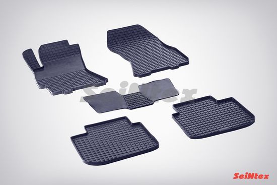 Резиновые коврики в салон Subaru Outback IV (2009-2015) "Сетка"