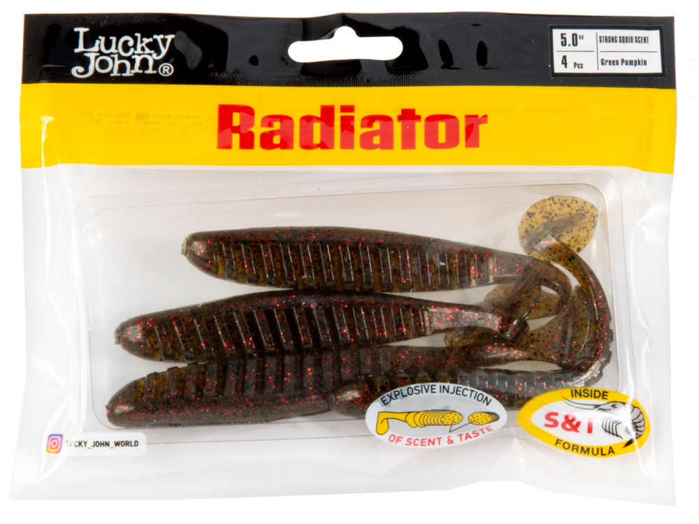 Виброхвосты съедоб. искусст. LJ Pro Series RADIATOR 5.0"(12.50)/PA03 4шт.