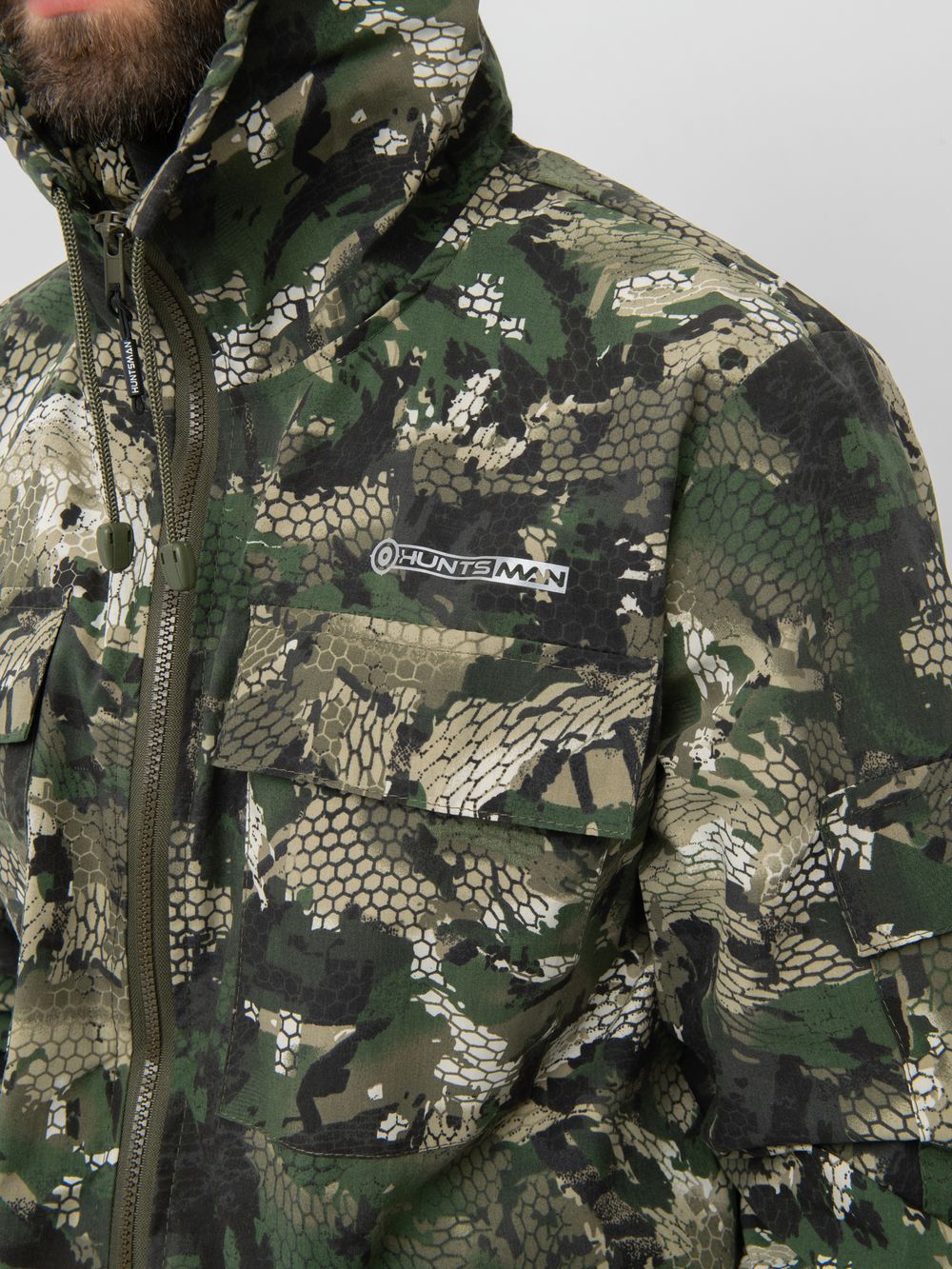 Костюм летний Стрелок ткань Сорочка цвет Зеленый питон