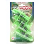Туалетные блоки для очищения унитаза WOOM 6 в 1 Сосна, 4 блока