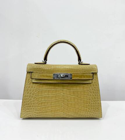 Сумка Hermes из кожи крокодила 20 см