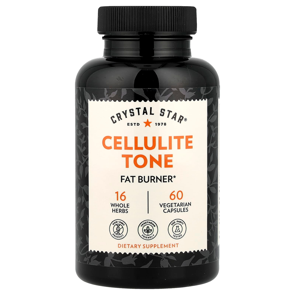 Crystal Star, Cellulite Tone, 60 вегетарианских капсул