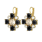 Серьги Dyrberg Kern BATTI SG BLACK/GOLDEN 430058