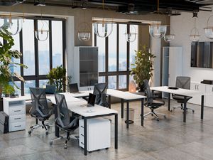 Офисная мебель Континент-Pro black ясень анкор