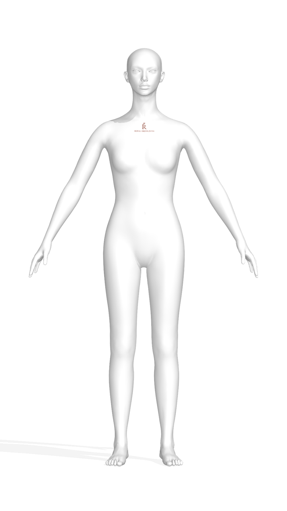 3D аватар манекена Моника