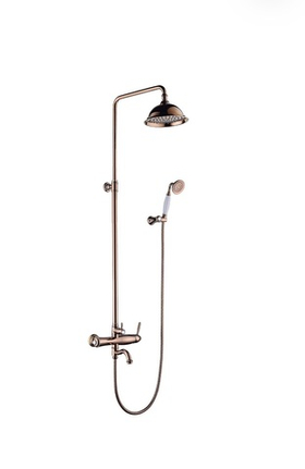 Смеситель Lemark "Spark" LM6762RG , для ванны и душа, вертикальный монтаж